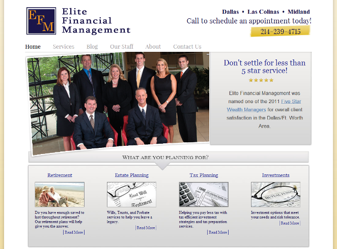 Dallas Tx Wealth Mgmt Firm - Elite Financial Management